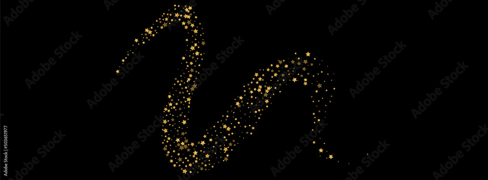 Gold Stars Background Black Vector. Confetti Elegant Texture. Shiny Space. Fantasy Template. Golden Star Glittery. Gold Stars Background Black Vector. Confetti Elegant Texture. Shiny Space. Fantasy Template. Golden Star Glittery.