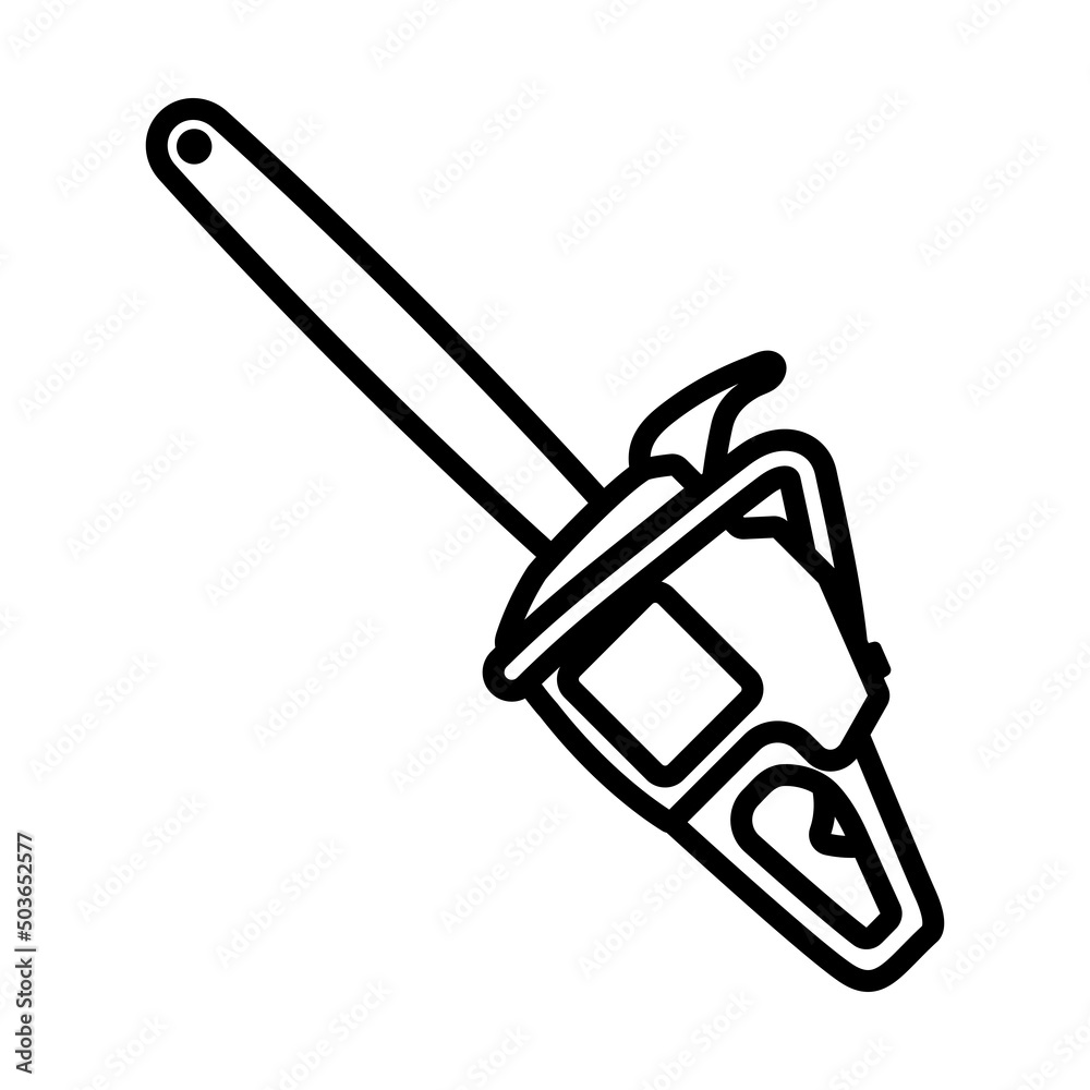 Icon Of Chain Saw Icon Of Chain Saw