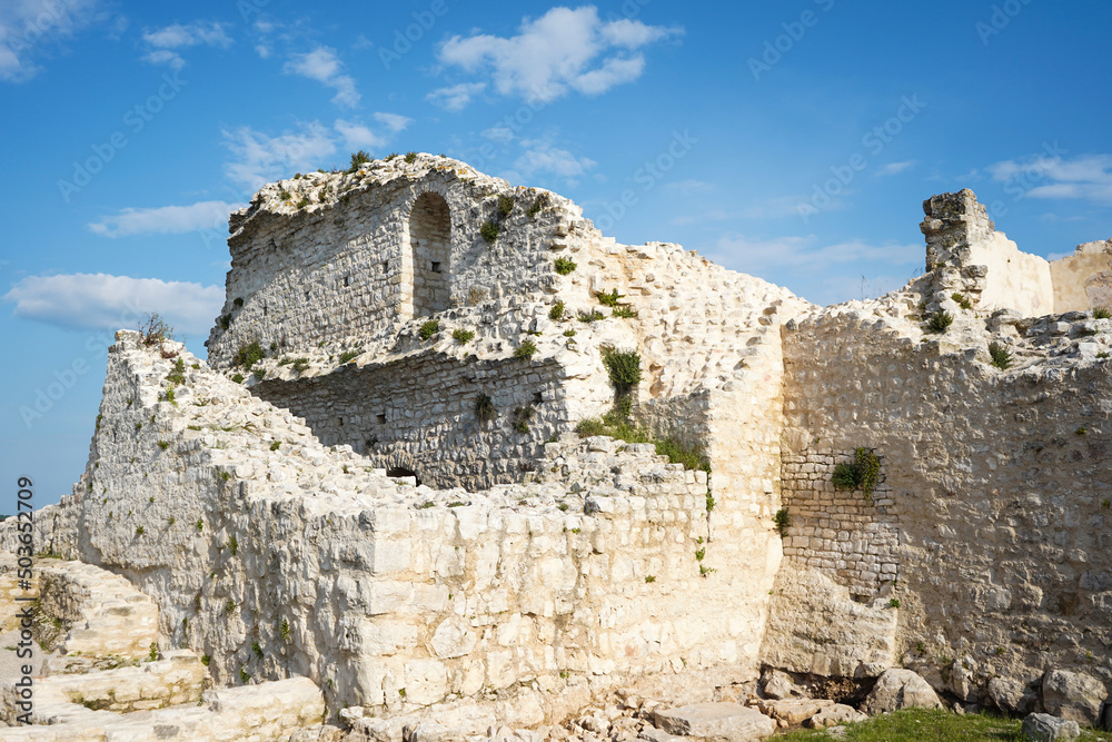 The Turnina Tower. Guardian of Rovinj and its surroundings. The ancient fortress of Turnina near Rovinj, Istria, Croatia