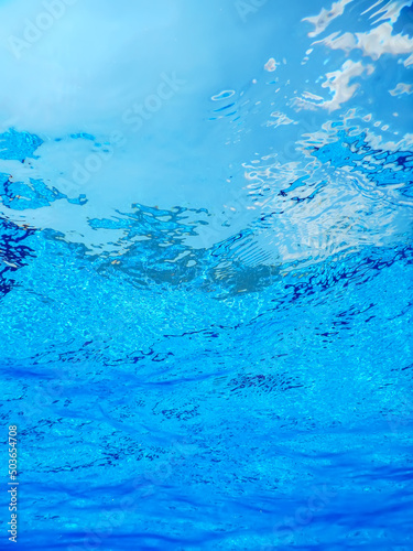 Water Surface Underwater, Swimming Pool Surface Water Background