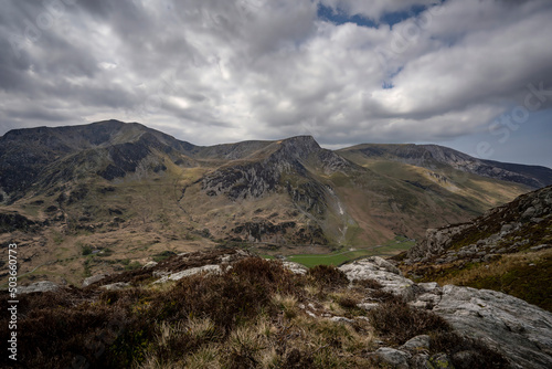 Ogwen valley area of Snowdonia National Park in North Wales