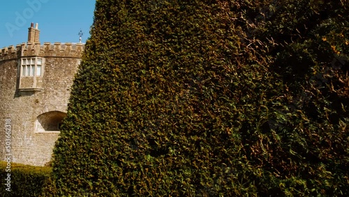 Cinematic view of Walmer Castle, an artillery fort originally constructed by Henry VIII in Walmer, Kent, England, UK between 1539 and 1540 photo