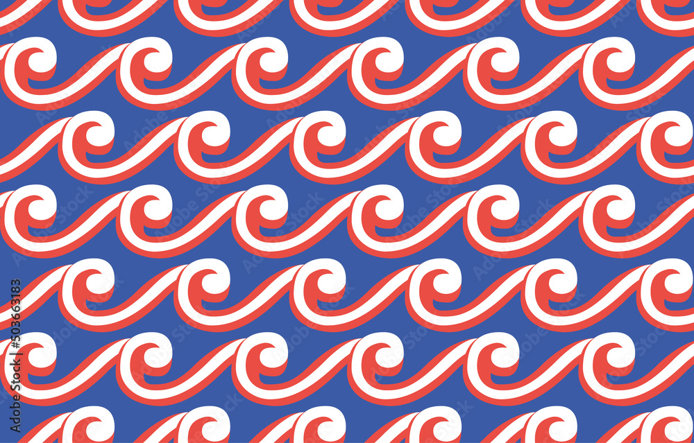 custom made wallpaper toronto digitalAncient Greek waves seamless vector pattern ornament
