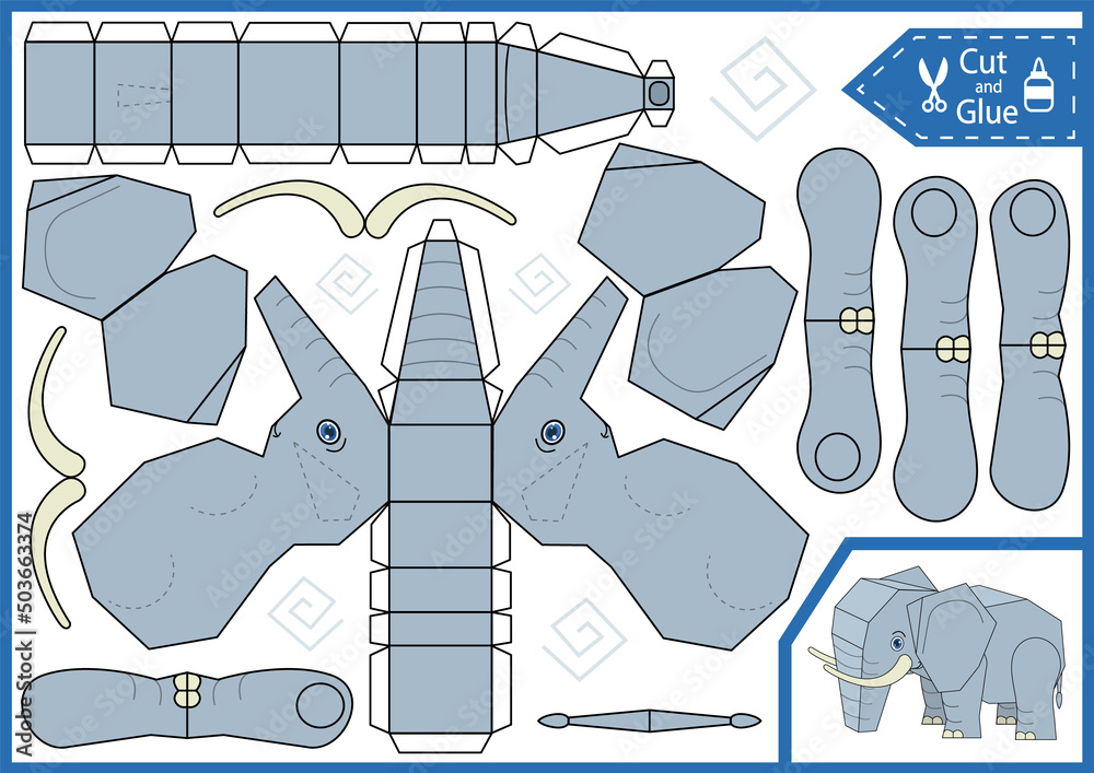 Elephant cheap paper craft