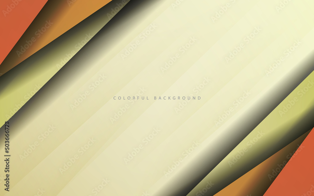 Obraz premium Abstract overlap layer crem color background