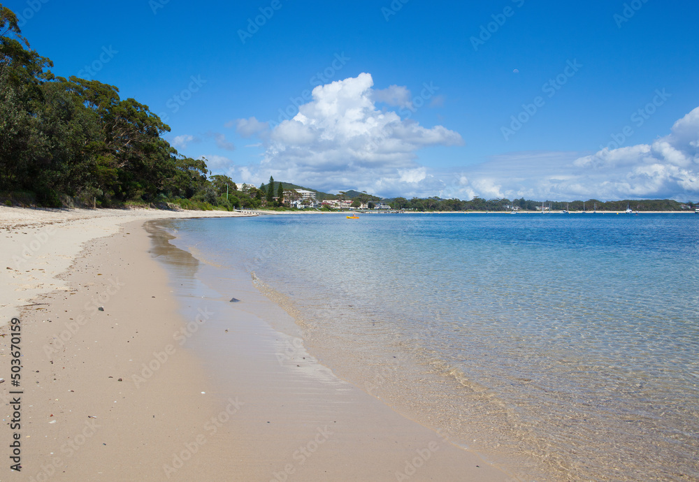 A Perfect Beach. Shoal Bay, Tomaree National Park, New South Wales, Australia A Perfect Beach. Shoal Bay, Tomaree National Park, New South Wales, Australia