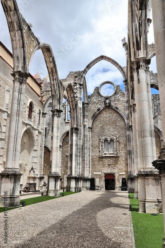 Carmo Convent in Lisbon, Portugal