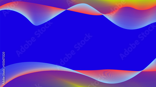 Fototapeta Naklejka Na Ścianę i Meble -  vector abstract background, gradient wave