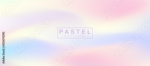 Abstract sky pastel rainbow gradient background. Innovation modern background design for cover, landing page. Ecology concept for your graphic design