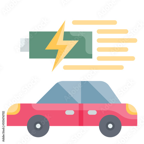 charge flat icon