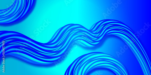 Colorful flow background. Wave liquid shape. Trendy Vibrant Fluid Colors. Trendy summer 3D flow shapes gradient background. Awesome abstract overflow substance. Concept spot for design. Fluid 3d tubes