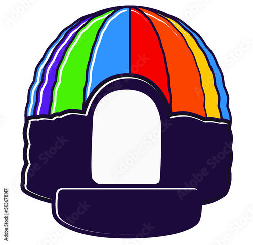Disco dome inflatable bouncy castle