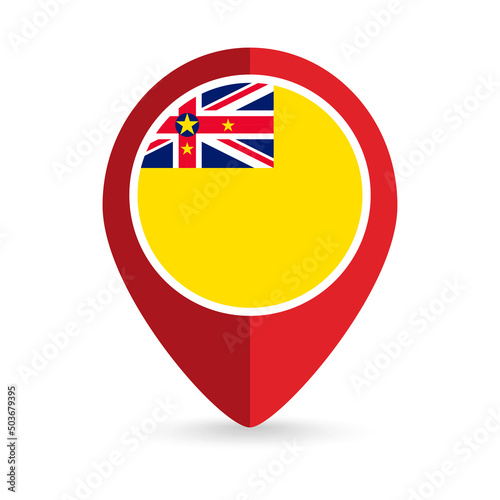 Map pointer with country Niue. Niue flag. Vector illustration. Free Download Map pointer with country Niue. Niue flag. Vector illustration. - GFXLoad