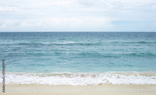 Beautiful beach and sea. Holiday concept. photo