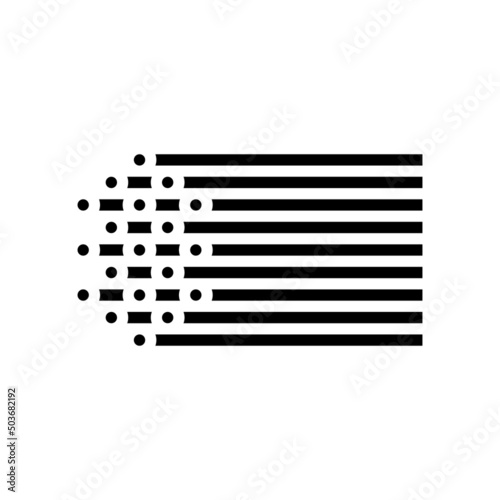 spaghetti pasta glyph icon vector. spaghetti pasta sign. isolated contour symbol black illustration