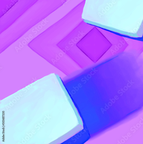 blue and white paper background