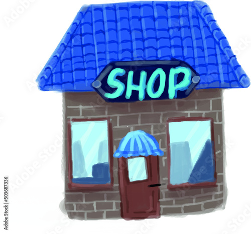 house with sign