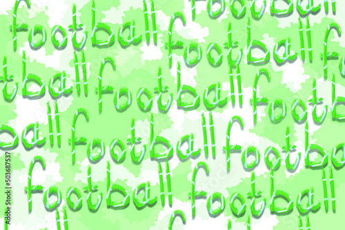 green background with numbers
