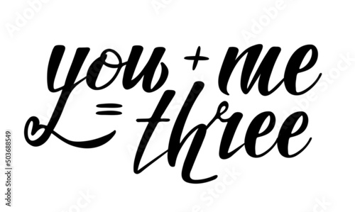 Congratulations on the arrival of a baby. A baby shower. Hand lettering phrase. Vector illustration