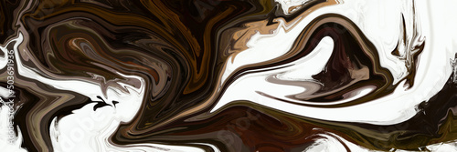 Liquid marbling paint background. Fluid painting abstract texture, Intensive color mix