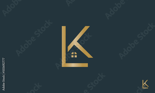 KL LK K L Initial Real Estate Letter  Luxury-Premium Logo.