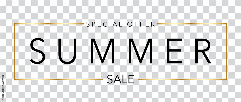Summer Sale Logo - obrazy, fototapety, plakaty 