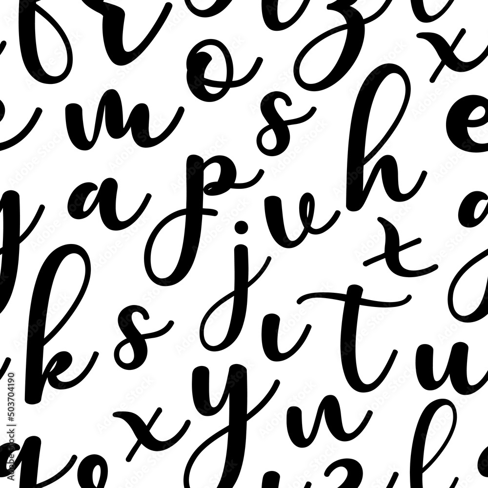 seamless pattern with letters seamless pattern with letters