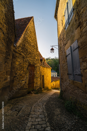 Beynac-et-Cazenac is a village located in the Dordogne department in southwestern France. The medieval Chateau de Beynac is located in the commune. High quality photo