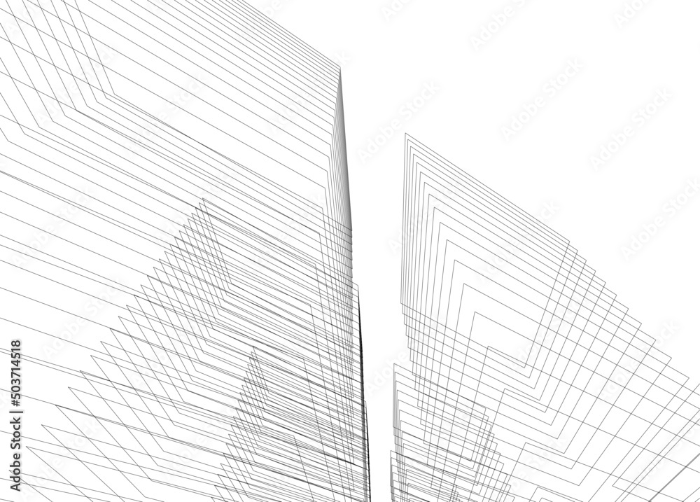 sketch of a building sketch of a building