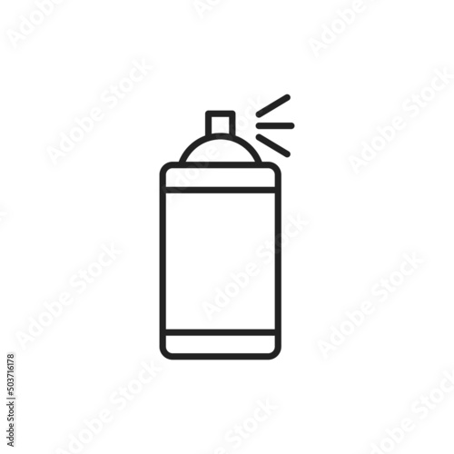 Spray of paint icon. High quality black vector illustration..