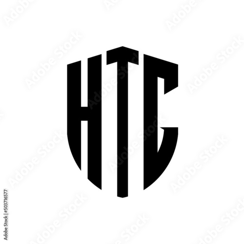 HTG letter logo design. HTG modern letter logo with black background. HTG creative  letter logo. simple and modern letter logo. vector logo modern alphabet font overlap style. Initial letters HTG  photo