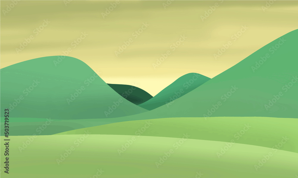 Nature landscape background beautiful view