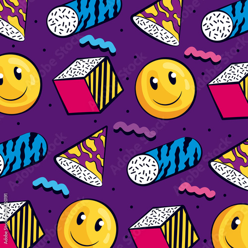 90s nostalgia pattern
