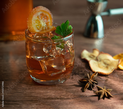 Whiskey on the rocks