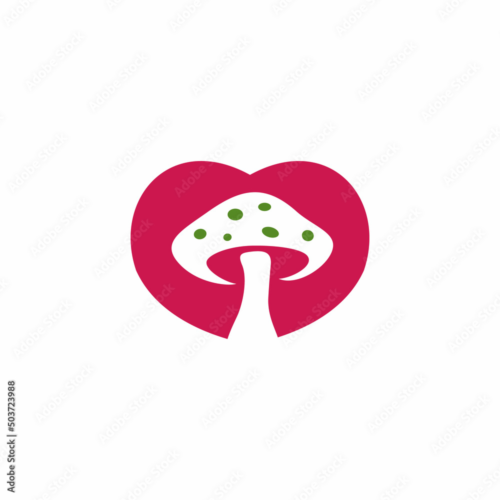 mushroom logo design. Vector illustration of mushroom and love. modern logo design vector icon template
mushroom logo design. Vector illustration of mushroom and love. modern logo design vector icon template