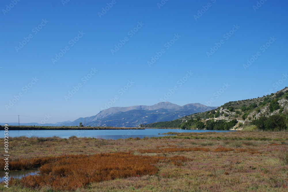 Landscape in Butrint national park, Albania