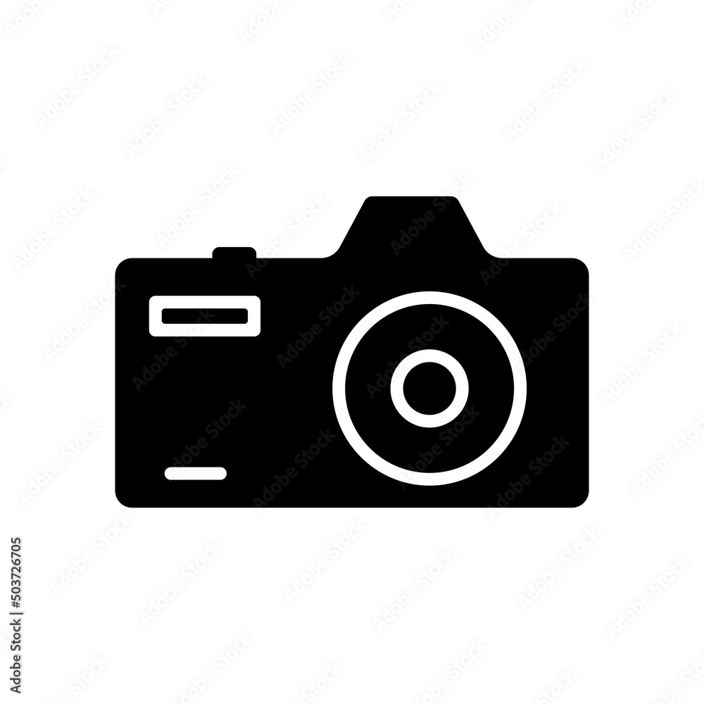 Camera icon vector. photography. Solid icon style. simple design editable. Design simple illustration Camera icon vector. photography. Solid icon style. simple design editable. Design simple illustration