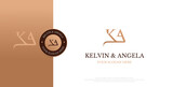 Initial KA Logo Design Vector