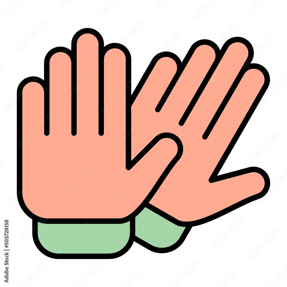 Rubber Gloves Icon Rubber Gloves Icon