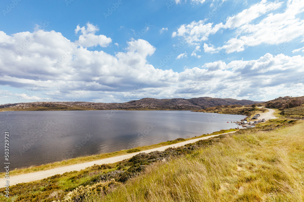 Summer Landscape at Rocky Lake near Falls Creek Australia Summer Landscape at Rocky Lake near Falls Creek Australia