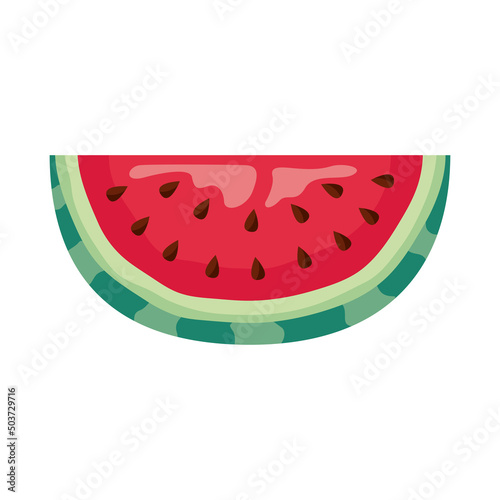 watermelon fruit portion