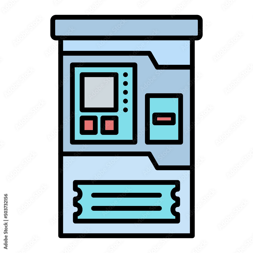 Ticket Machine Icon Ticket Machine Icon