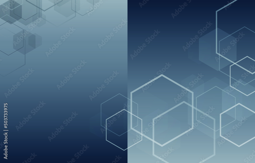 Fototapeta premium Abstract background from polygon on a gradient gray background