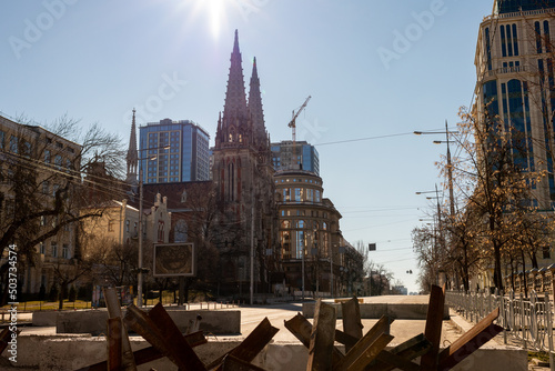 Photography to theme war destroyed Ukraine it russian troops