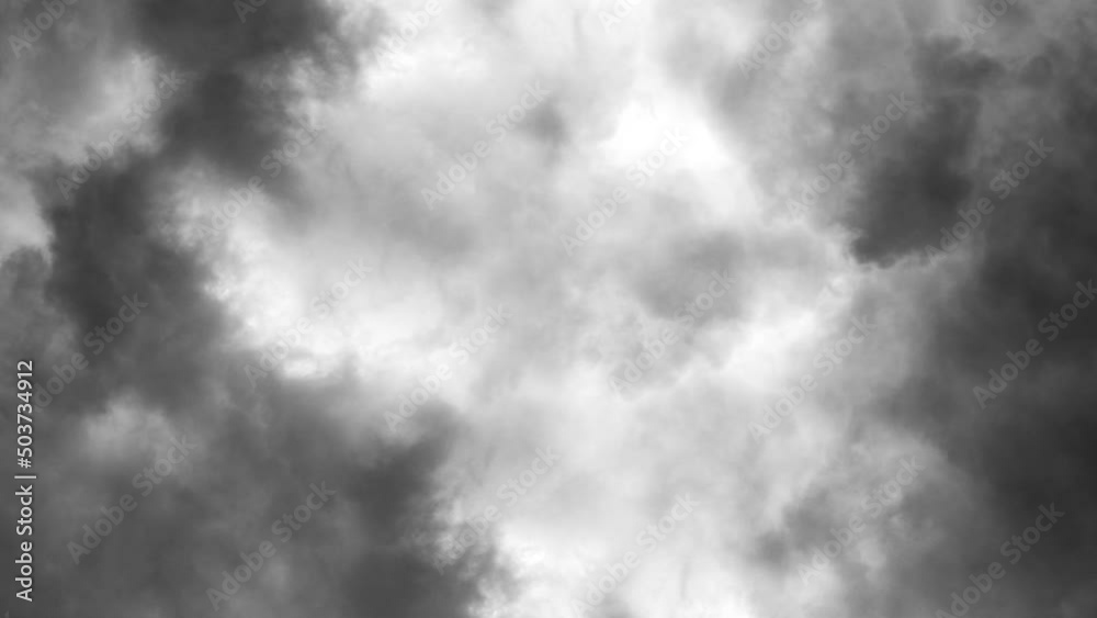 Fly through Thunderstorm Clouds with Thunderstorms, 4K Hurricane Lightning. Fly through Thunderstorm Clouds with Thunderstorms, 4K Hurricane Lightning.
