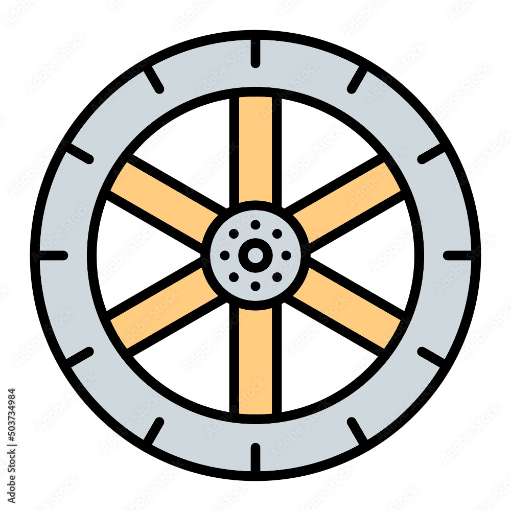 Fototapeta premium Tire Icon