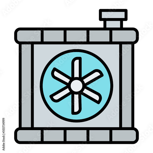 Car Radiator Icon