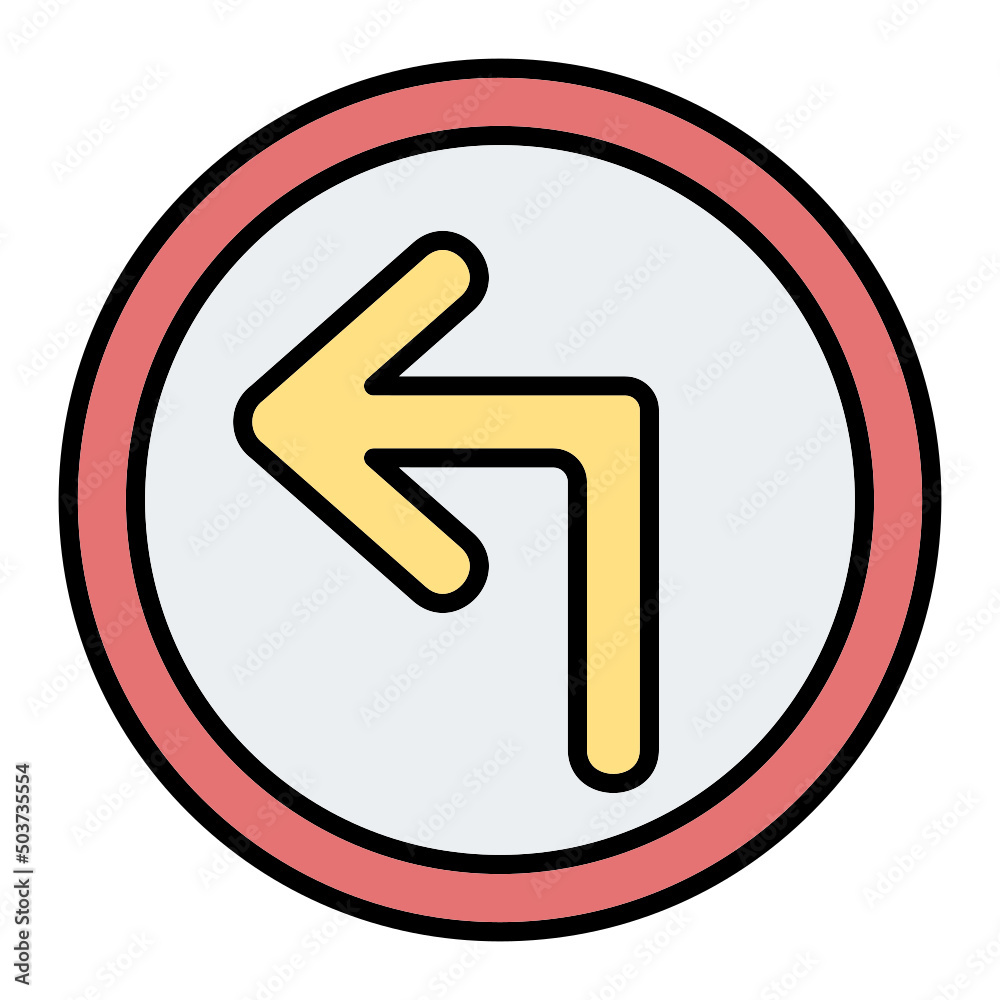 Left Turn Icon