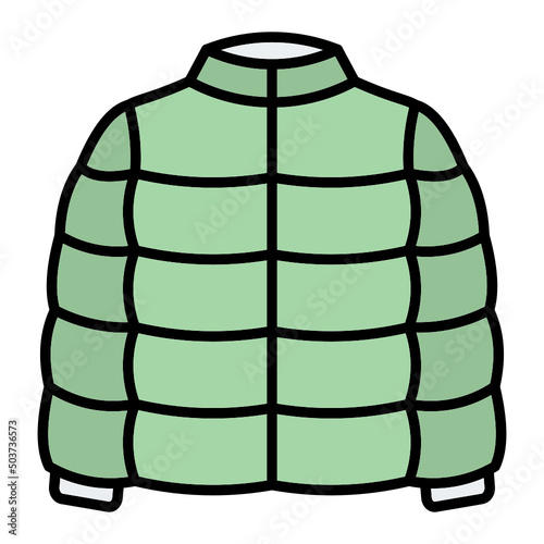Puffer Jacket Icon