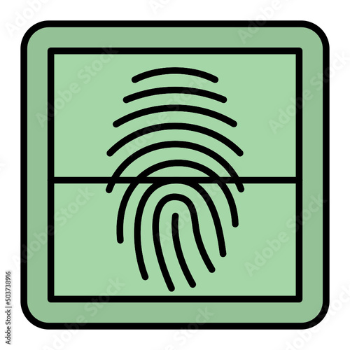 Fingerprint Scanner Icon